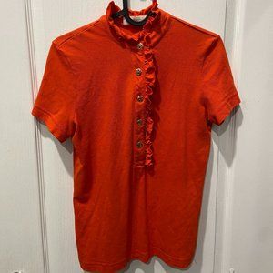 Tory Burch Ruffle Polo